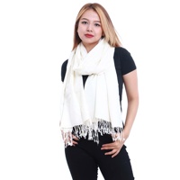 Écharpe en soie/cachemire tissée à la main, style estival tendance pour femmes, unie/à rayures, surdimensionnée, douce, 70x200cm, accessoire élégant