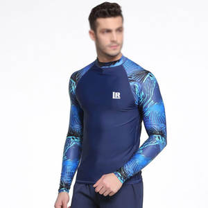 ชุดป้องกันผดผื่นสำหรับผู้ชายชุดฝึก MMA แบบรัดรูปพร้อมพิมพ์โลโก้ตามสั่ง - Product Image 4