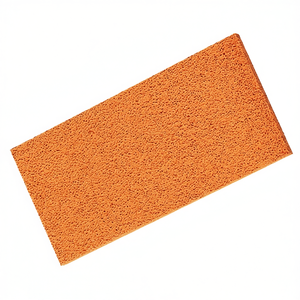 Tampon en caoutchouc éponge rouge grossier L280xW140xD10mm – Catégorie de produits : Tampons à récurer - Product Image 2