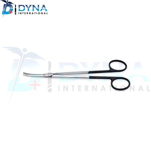 Mandil-Tijeras de corte Super-Cut, 9 ", borde dentado curvo, mango negro de acero inoxidable - Product Image 1