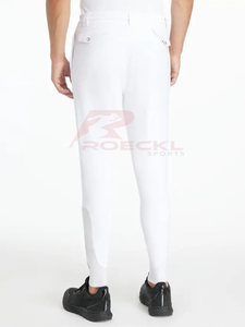 Culottes d'équitation pour hommes de haute qualité, vente en gros, douces, durables, extensibles, respirantes, anti-humidité, coupe ergonomique, équestres - Product Image 6