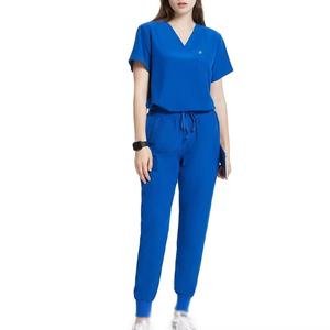 Uniforme Médico de Fábrica para Mujer y Hombre, Conjunto de Uniformes Médicos, Parte Superior y Pantalones de Uniforme Médico con Cremalleras - Product Image 1