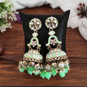 ชุดเครื่องประดับ meena mehendi จากนักออกแบบชาวโปแลนด์ชุดต่างหูดีไซน์สวยสำหรับงานเลี้ยงชุดไข่มุกชุดเครื่องประดับสำหรับงานเลี้ยง - Product Image 1
