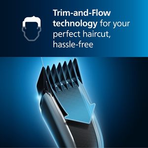 Tondeuse à cheveux et barbe avec technologie DualCut, 13 réglages de longueur, autonomie de 45 min, entretien zéro, lame en acier inoxydable, USB - Product Image 5
