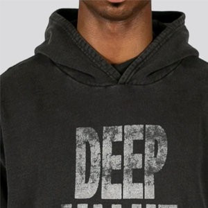 Men's Customizable 100% Cotton Hoodies Winter Solid Fleece Hoodie with Logo <b>Printed</b> Style for Comfort Pullover Hoodies Thermal - Product Image 6