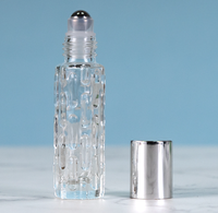 Bouteille à bille en verre de 10 ml au design melon amer, prix d'usine en gros, pour huiles essentielles et recharges de parfum