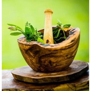 Pilons et mortiers en bois sculptés à la main – Le meilleur outil de cuisine, bien poli, idéal pour la cuisson et la présentation. - Product Image 1