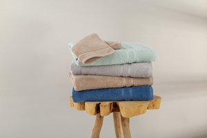 MS Home Hot Sale 100% Cotton Luxury Face Washcloth & <b>Bath</b> <b>Towel</b> 6-Piece <b>Set</b> Quick-Dry Sustainable Spa <b>Towels</b> - Product Image 2