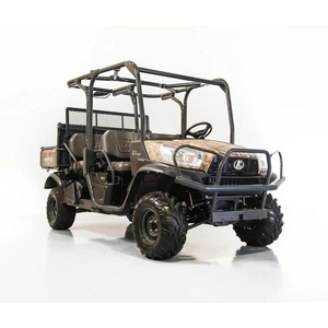 Chariot utilitaire RTV 4x4 construit pour une utilisation agricole et industrielle avec lit de décharge, capacité de charge utile lourde et construction à ossature en acier - Product Image 1