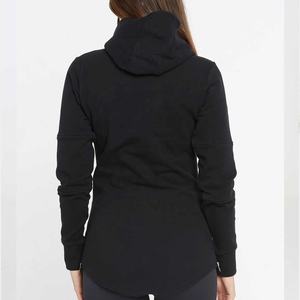 Sudadera con Bloques de Color Personalizados para Mujer, Sudadera de Calle, Algodón Grueso, Sudadera con Media Cremallera, Sudadera con Capucha para Mujer - Product Image 3