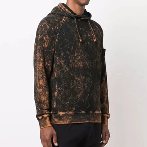 Prix de gros 100% coton sweats à capuche délavés à l'acide grande taille/surdimensionné Vintage Sun Faded Hoodie pour survêtement - Product Image 2