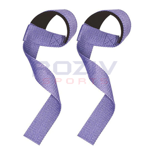 Sangles de musculation rembourrées en néoprène à marque privée, prise professionnelle, entraînement de la force, écologiques, légères, réglables, logo personnalisé - Product Image 4