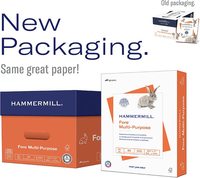Papier pour imprimante jet d'encre et laser Hammermill A4, écologique, blanc, premium, 24 lb, 500 feuilles, Ream-97 Bright