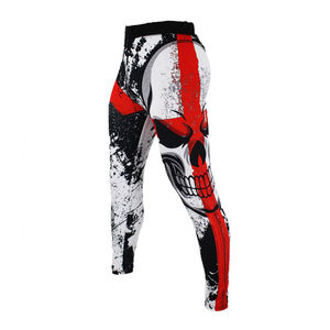 Ensemble d'éruptions cutanées respirantes à manches longues en polyester 100% pour hommes, avec logo personnalisé et imprimé pour l'entraînement MMA - Product Image 4