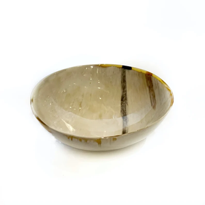 ชามฮอร์นสีดำเงาธรรมชาติทำจากงานฝีมือรูปเขาควาย - Product Image 5