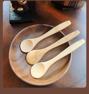 Eco-friendly Bamboo Classic Retro Spoon <b>Set</b> with Custom Logo-Mini Coffee Tea Tasting & <b>Ice</b> <b>Cream</b> Spoons for Party Use - Product Image 4