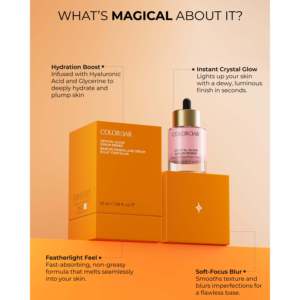 Sérum hydratant pour le maquillage Colorbar Crystal Glow - Product Image 3