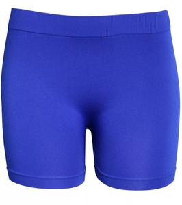 Pantalones cortos de cintura alta para mujer, pantalones cortos de gimnasio con logotipo personalizado, pantalones cortos de motorista elásticos suaves y cómodos, informales con decoración de patrón - Product Image 4