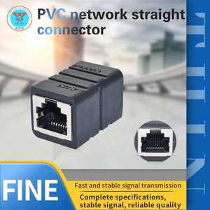 Tốc độ cao 10gbps RJ45 Ethernet Extender coupler adapter cat6 loại đồng liên hệ với vật liệu PVC che chắn PC Router Modem ps5 Xbox - Product Image 3