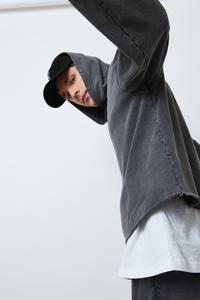 Pull-over à capuche gris 100% coton pour hommes, logo personnalisé brodé, surdimensionné, qualité de couture supérieure, style à capuche, vente en gros - Product Image 5