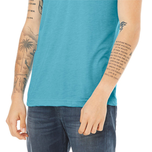 เสื้อยืดคอตตอนคอกลมสำหรับผู้ชายเสื้อฟิตเนสผ้าคอตตอนแห้งเร็วออกแบบโลโก้ได้เอง - Product Image 5