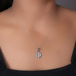 Collar con colgante de cristal victoriano de plata de ley 925 para mujer, regalo, joyería artesanal, collar elegante, joyería de piedras preciosas, plata - Product Image 4