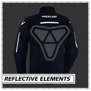 Vêtements de sport courts toutes saisons approuvés CE veste de moto imperméable et respirante détails réfléchissants coupe-vent options de taille plus - Product Image 4