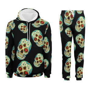 ชุดวอร์มผู้ชายพิมพ์ลายสไตล์สตรีทแวร์พิมพ์โลโก้ตามสั่ง - Product Image 5