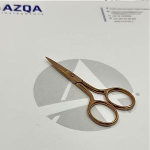 Ciseaux à broder en or rose et multicolores, ciseaux à découper au laser en or demi-rouge, ciseaux à fil de différentes couleurs - Product Image 1