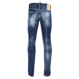 กางเกงยีนส์ขายาวสำหรับผู้ชายกางเกงยีนส์เอวสูงสไตล์วินเทจ - Product Image 5