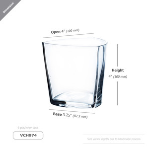 VCH974 - ที่วางเทียนรูปสามเหลี่ยมแบบพิเศษ - 4x4 - Product Image 2