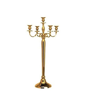 Aluminum Candelabra Restaurant & Hotels Floor and Entryway Decoration Use Handmade Candelabra with 5 Arms for <b>Lighting</b> <b>Shades</b> - Product Image 5