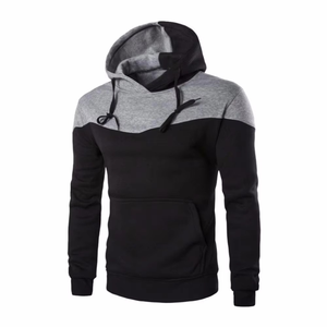 Sudadera con Capucha Slim de Dos Tonos para Hombre, Personalizada, de Calidad, con Bordado, Impresión Digital, Diseño en Relieve 3D - Product Image 5
