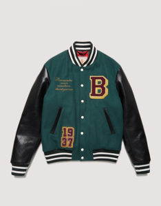 Tendance Chenille Broderie Varsity Bomber Jacket pour Hommes Logo Personnalisé Letterman Manteau avec Baseball Streetwear pour l'Hiver - Product Image 2