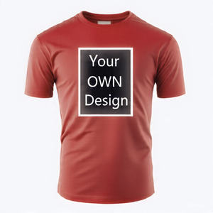 100% coton personnalisé hommes t-shirts chemise personnalisée personnaliser votre propre conception 2D broderie T-Shirt personnalisé t-shirt 2025 - Product Image 5
