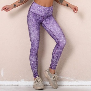Nouveau legging de yoga pour femmes pantalon de yoga d'entraînement de gymnastique pour femmes MS-YL-011 imprimé personnalisé bon marché de grande taille - Product Image 4