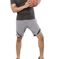 Short athlétique Short d'entraînement à séchage rapide 7 "Doublure de compression Sports Running Hiking Basketball Shorts