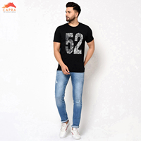 T-shirts décontractés pour hommes à manches courtes, respirants, en tissu jersey, de marque
