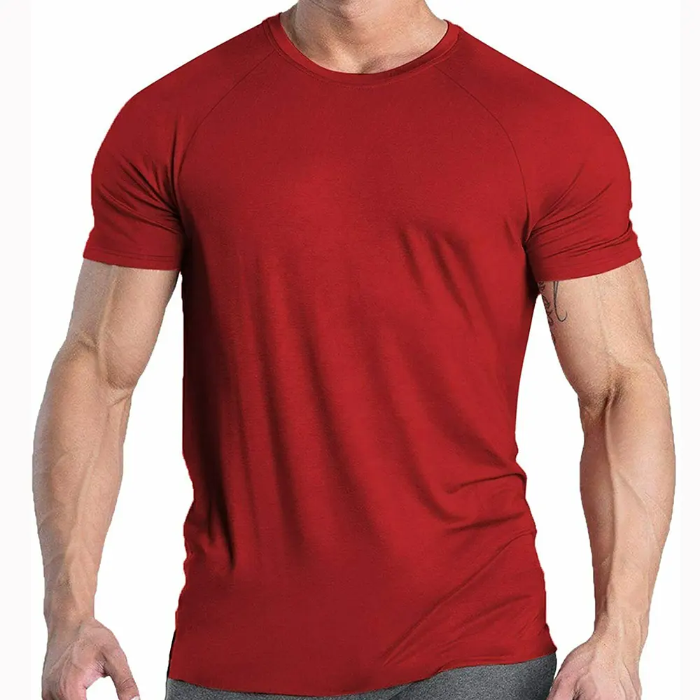 Custom men 95 cotton 5 elastane t shirt 300 gsm heavy weight cotton t-shirts plus size shirts