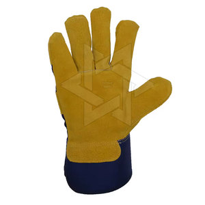 Gants de travail en cuir de protection du travail de conducteur d'assemblage de meilleure qualité avec des gants en cuir de service OME du Pakistan - Product Image 3
