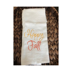 Golf Pal Tree Organic Cotton Embroidered Kitchen Towels 50x75cm 220 GSM Quick Dry Anti Shrink Sustainable Hotel Grade <b>Cloths</b> - Product Image 5