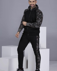 ชุดวอร์มเล่นกีฬาของผู้ชาย2ชิ้นชุดวอร์มเล่นกีฬาแบบลำลองเป็นมิตรกับสิ่งแวดล้อมดีไซน์ตามสั่งสำหรับทีมฝึกซ้อม - Product Image 2