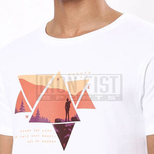 Camiseta transpirable ligera para hombre Estilo básico simple con estampado Comodidad diaria para todas las edades - Product Image 5