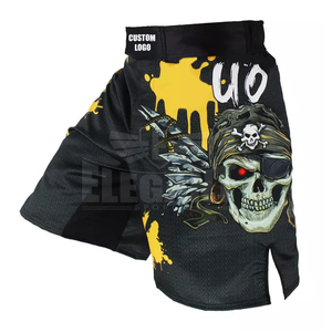 Elegant Sports Pantalones cortos de lucha MMA Pantalones cortos de poliéster transpirables Pantalones cortos de lucha cómodos para hombres - Product Image 1