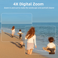 Kamera Tahan Air HD 1080P Foto 48MP IP68 Tahan Air 5M Layar IPS 2.4 Inci Fokus Otomatis Zoom Digital 4X untuk Berenang Menyelam