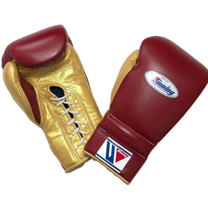 Gants de boxe à lacets Winning, cuir véritable brun doré, gants de boxe professionnels pour la salle de sport, entraînement de combat, 8oz 10oz 12oz 14oz 16oz - Product Image 1