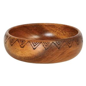 Vajilla de madera natural al por mayor, tazón de arroz creativo de cocina, cuencos de sopa de ensalada sólida de madera de acacia y mango grandes - Product Image 1