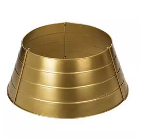 Merry metallic <b>tree</b> collar <b>gold</b> new modern <b>Christmas</b> decoration <b>tree</b> stand classy inspired decor home new year Xmas party - Product Image 4