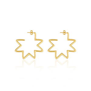 Lot de 25 paires de boucles d'oreilles de créateur en plaqué or jaune, bijoux de charme, cadeau d'anniversaire de mariage, bijoux de boucles d'oreilles Boho, vente en gros - Product Image 2