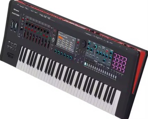 Best FANTOM-6 Synthesizer <b>Piano</b> Keyboard Digital Mechanical Style MIDI Interface Authentic Upright <b>Piano</b> - Product Image 3